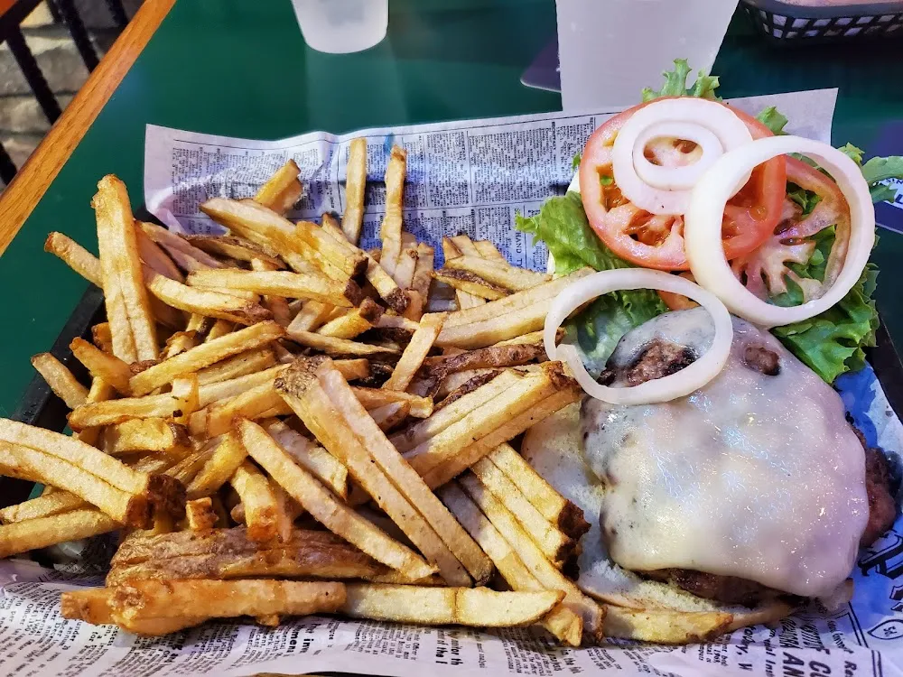 Classic Burger and Fries