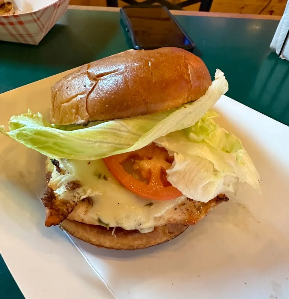 Grilled Chicken Sandwich with Pepper Jack