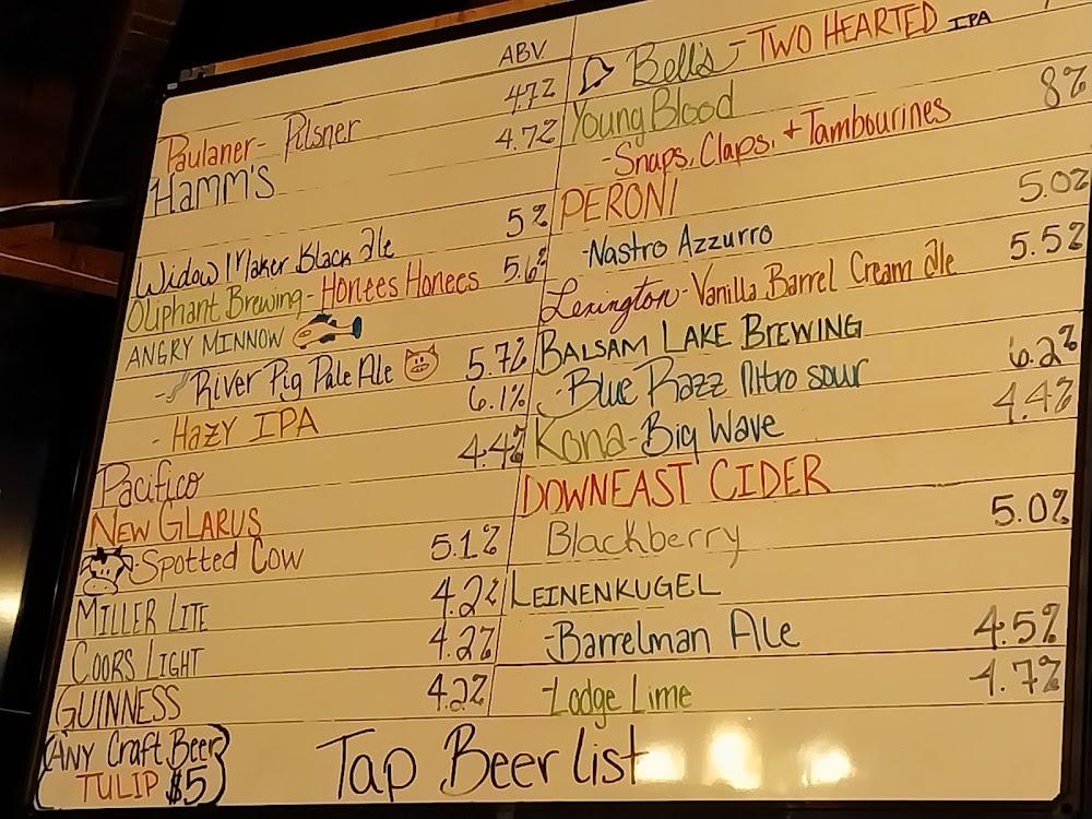 PY's Saloon Menu image 1