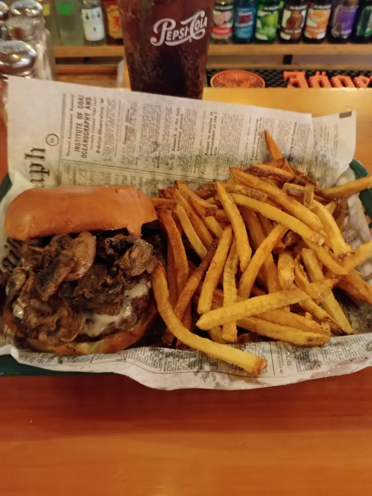 Mushroom & Swiss Burger